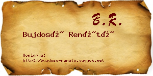 Bujdosó Renátó névjegykártya